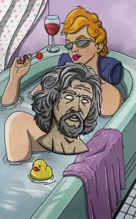 Dripping on the Philosopher