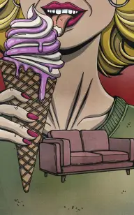 Double Swirl Love Seat