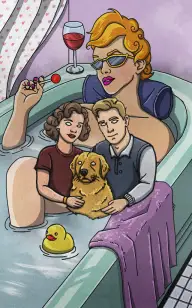 Dripping on the Parent