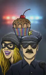 Officer! Let My Dessert Go!