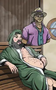 Sexy Stepbrother in the Sauna