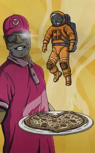 The Saucy Spaceman Delivery