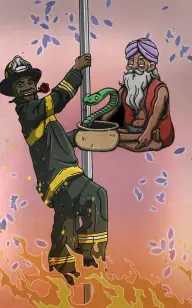 The Firefighter & the Beggar