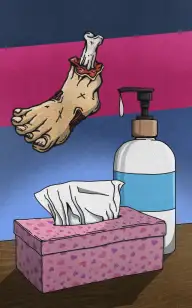 Keeping My Big Toe Oiled Up