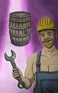 The Plumber & His Keg
