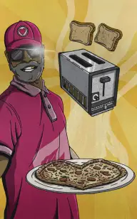 Steaming Hot Toaster