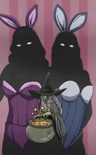 Two Ladies for One Cauldron