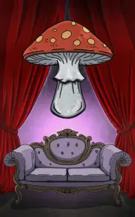 The Toadstool in the Velvet Room