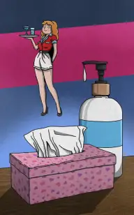 Keeping My Waitress Oiled Up