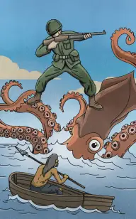 The Soldier vs the Kraken