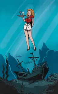 Waitress From the Depth