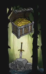 The Chest's Magic Sword