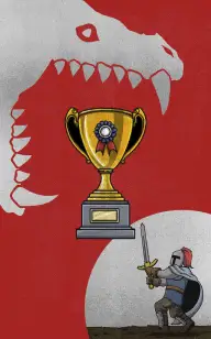 The Trophy Against the Flame