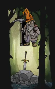 The Gnome's Magic Sword
