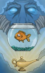 The Magic Fish Bowl Genie