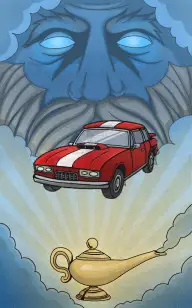 The Magic Race Car Genie