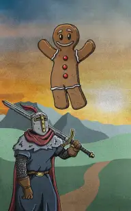 A Knight's Path to His Gingerbread