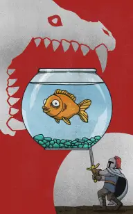 The Goldfish Against the Flame