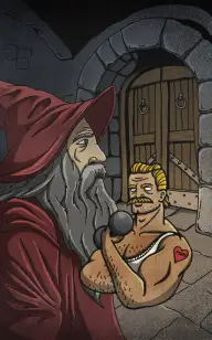 The Sorcerer's Magic Weightlifter