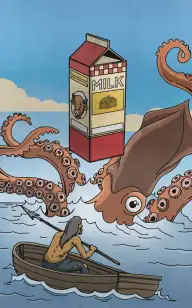 The Milk vs the Kraken