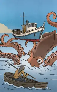 The Boat vs the Kraken