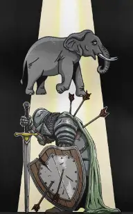 The Elephant's Kingly Death